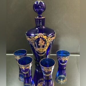 *.    Blue Decanter